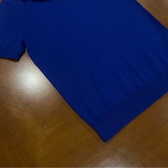 NEW Kate Spade New York Silk Blend Tassel Crewneck Sweater Cobalt Blue XS - Picture 9 of 16